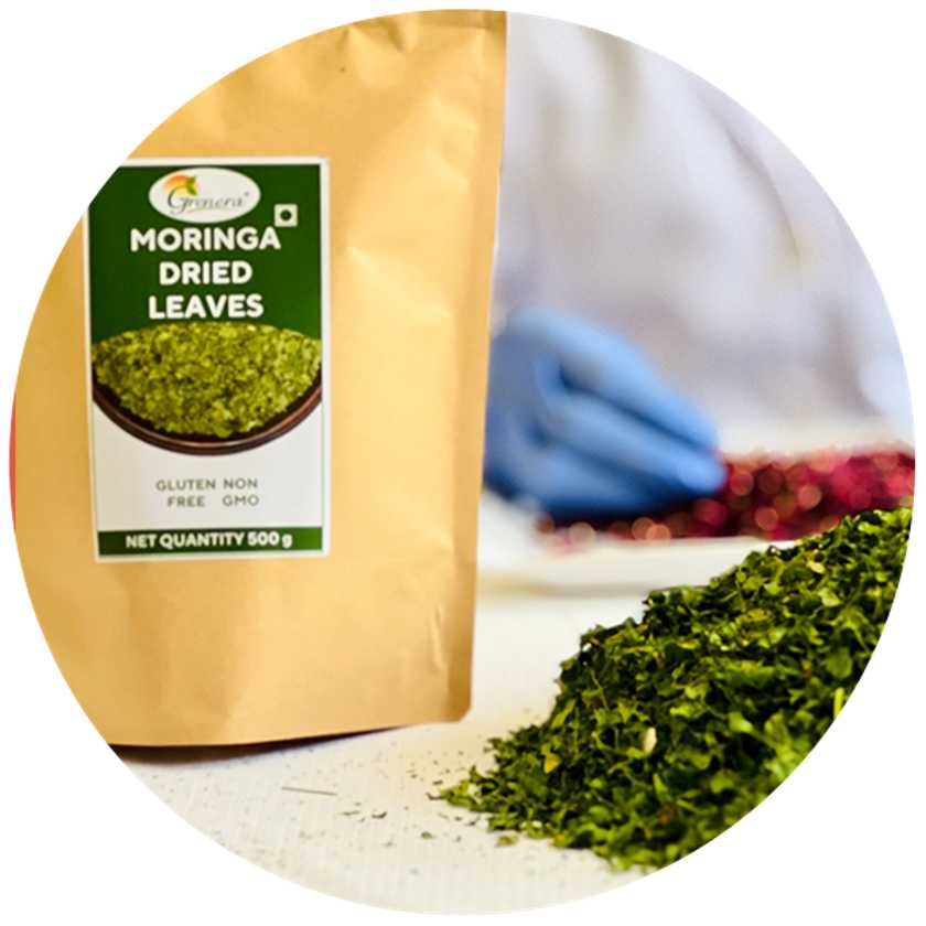 Organic Moringa Dried Leaves 15